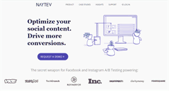 Desktop Screenshot of naytev.com