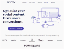 Tablet Screenshot of naytev.com